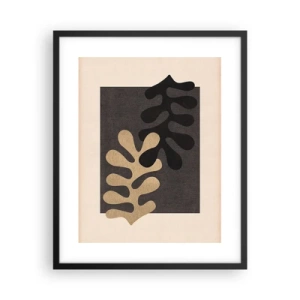 Plakat i sort ramme - Fravær og supplement - 40x50 cm