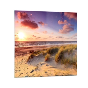 Billede på glas - Luften dufter allerede af sommer - 50x50 cm