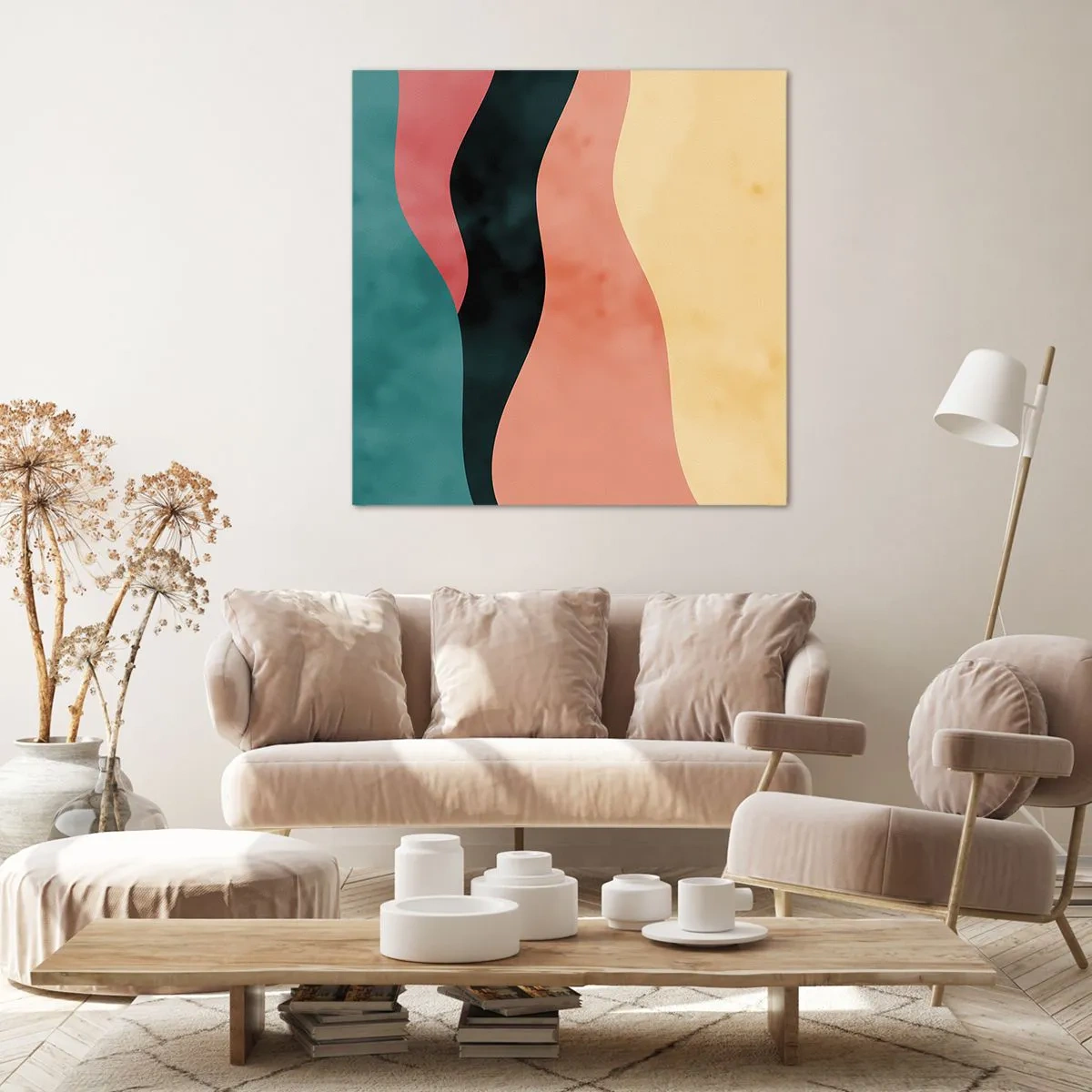 Lærredstryk - Billede på lærred - Kompatibel manglende overholdelse - 50x50 cm