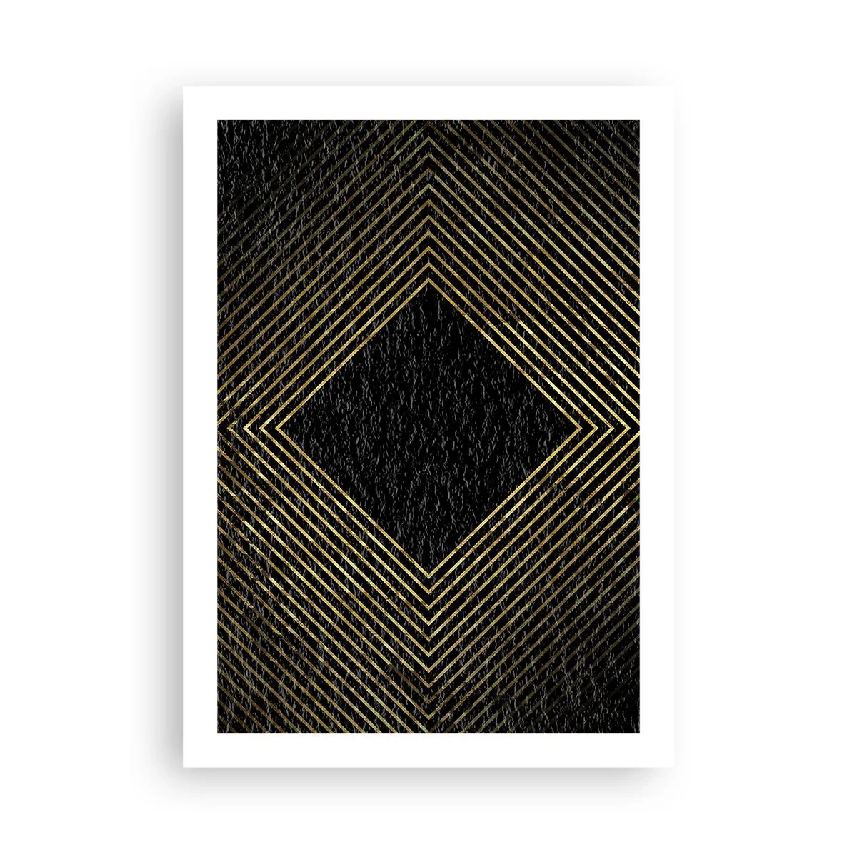 Plakat - Geometri i glamour-stil - 50x70 cm