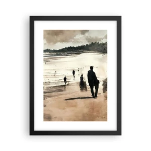 Plakat i sort ramme - Indkaldt - 30x40 cm