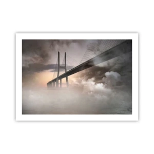 Plakat - På en flod, der ikke eksisterer - 70x50 cm