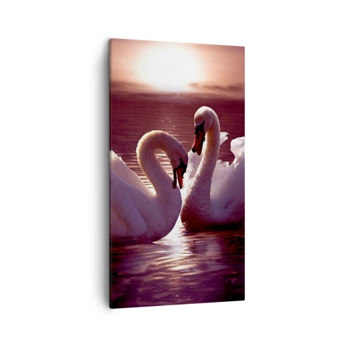 Lærredstryk - Billede på lærred - Indtil døden skiller os ad - 45x80 cm