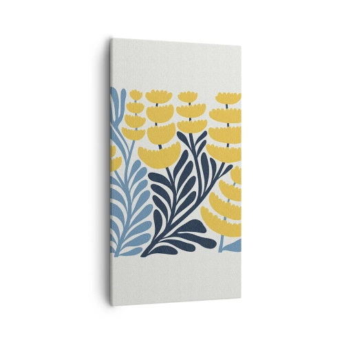 Lærredstryk - Billede på lærred - Solrig seng - 55x100 cm