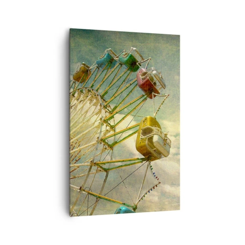 Lærredstryk - Billede på lærred - Vil være, vil være sjov.... - 80x120 cm