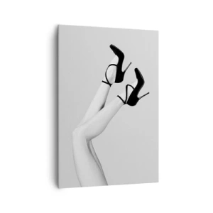 Lærredstryk - Billede på lærred - På hovedet - 70x100 cm