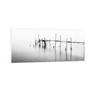 Billede på glas - Hvad nu, hvis verden ikke eksisterer? - 100x40 cm