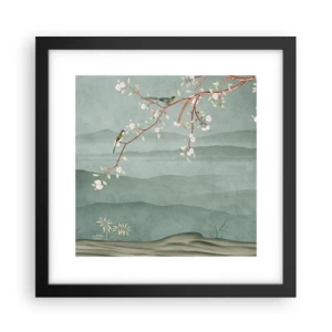 Plakat i sort ramme - Forår, ah, det er dig - 30x30 cm