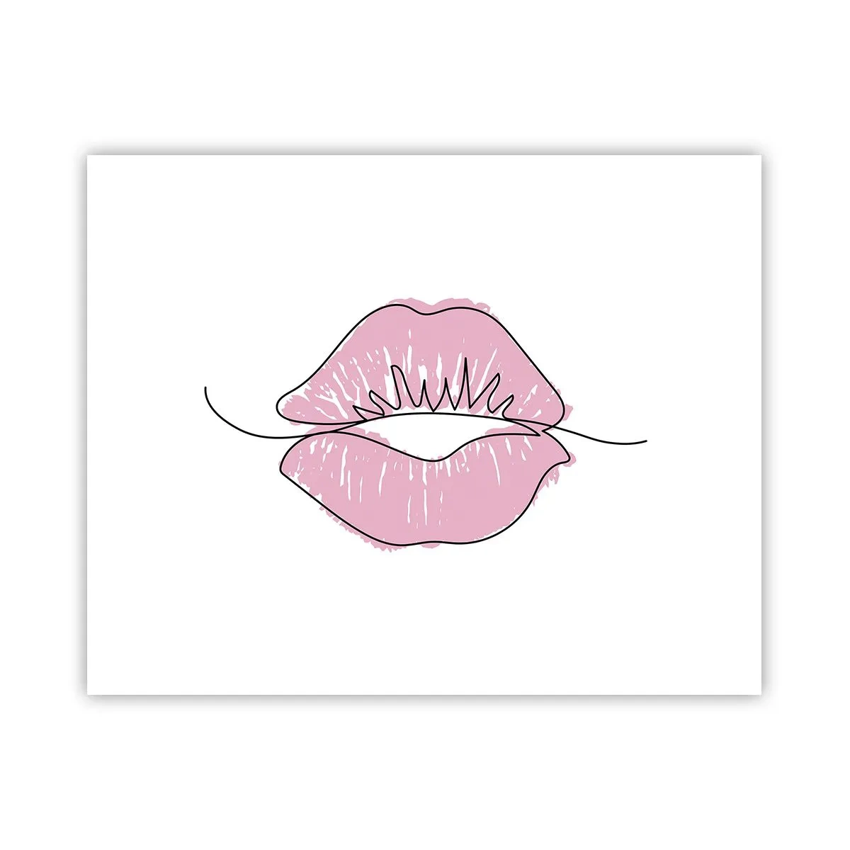 Plakat - Klar til at kysse? - 50x40 cm