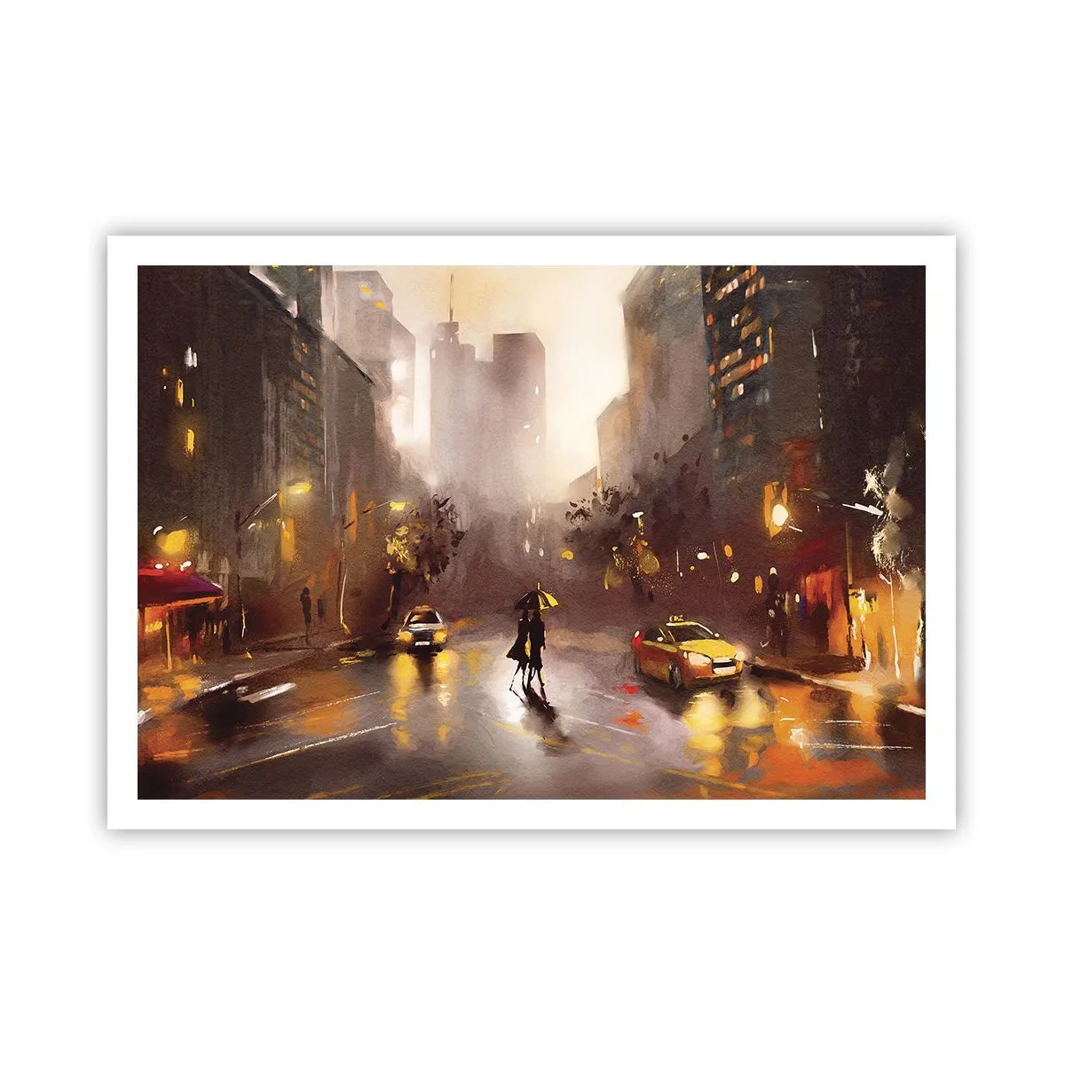 Plakat - Til New Yorks lys - 100x70 cm