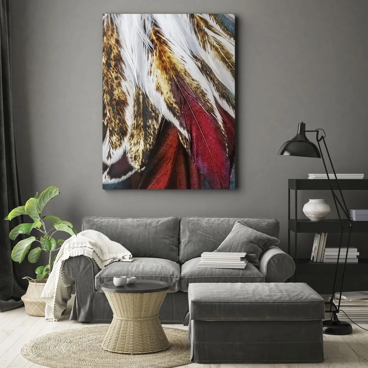 Lærredstryk - Billede på lærred - Flyvningens hemmeligheder - 45x80 cm
