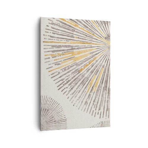 Lærredstryk - Billede på lærred - Skønheden i en rokke - 70x100 cm