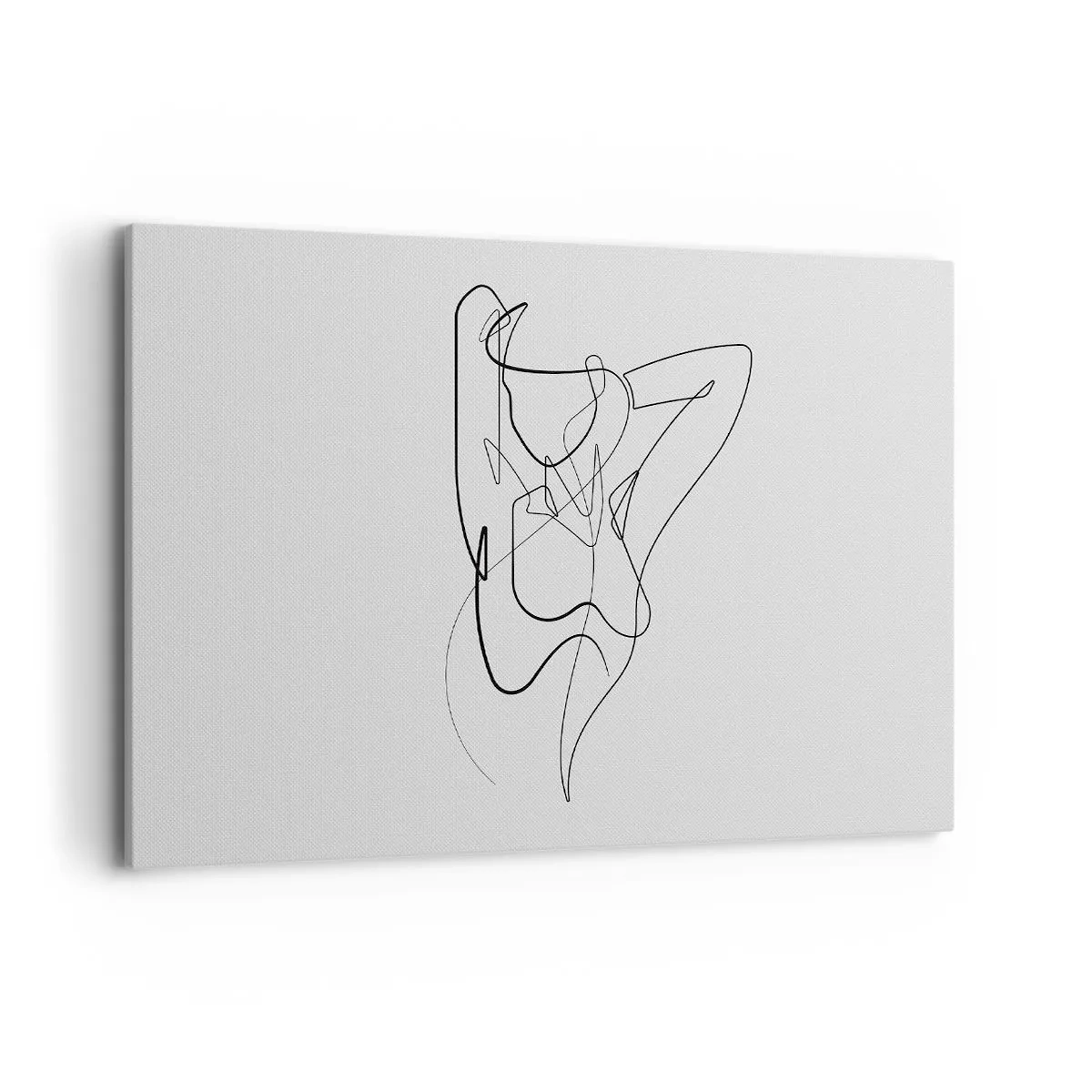 Lærredstryk - Billede på lærred - Virkelig, hvad er du for en person... - 120x80 cm