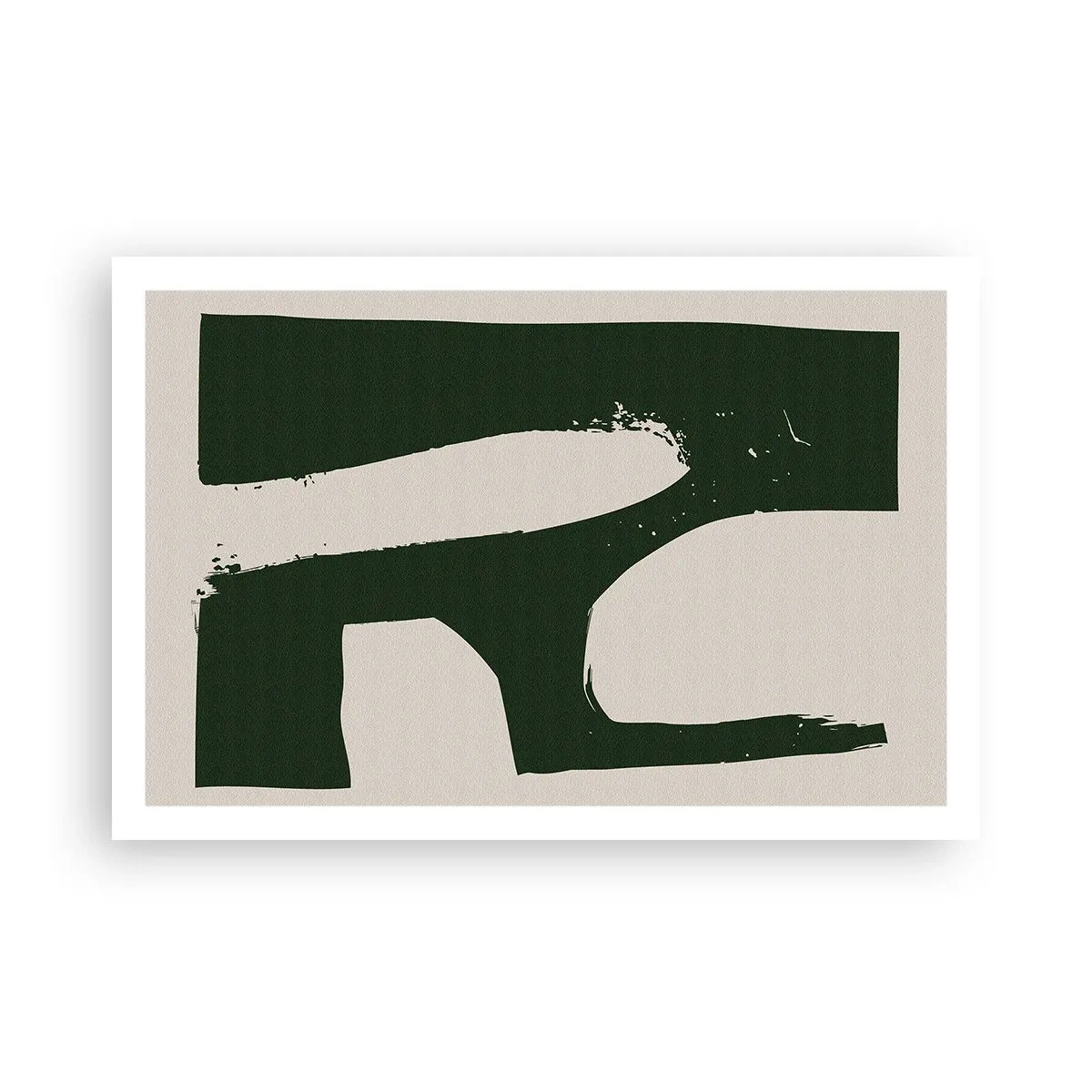 Plakat - Bugter af hvidt - 91x61 cm