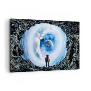 Lærredstryk - Billede på lærred - Ikke langt hjemmefra - 120x80 cm