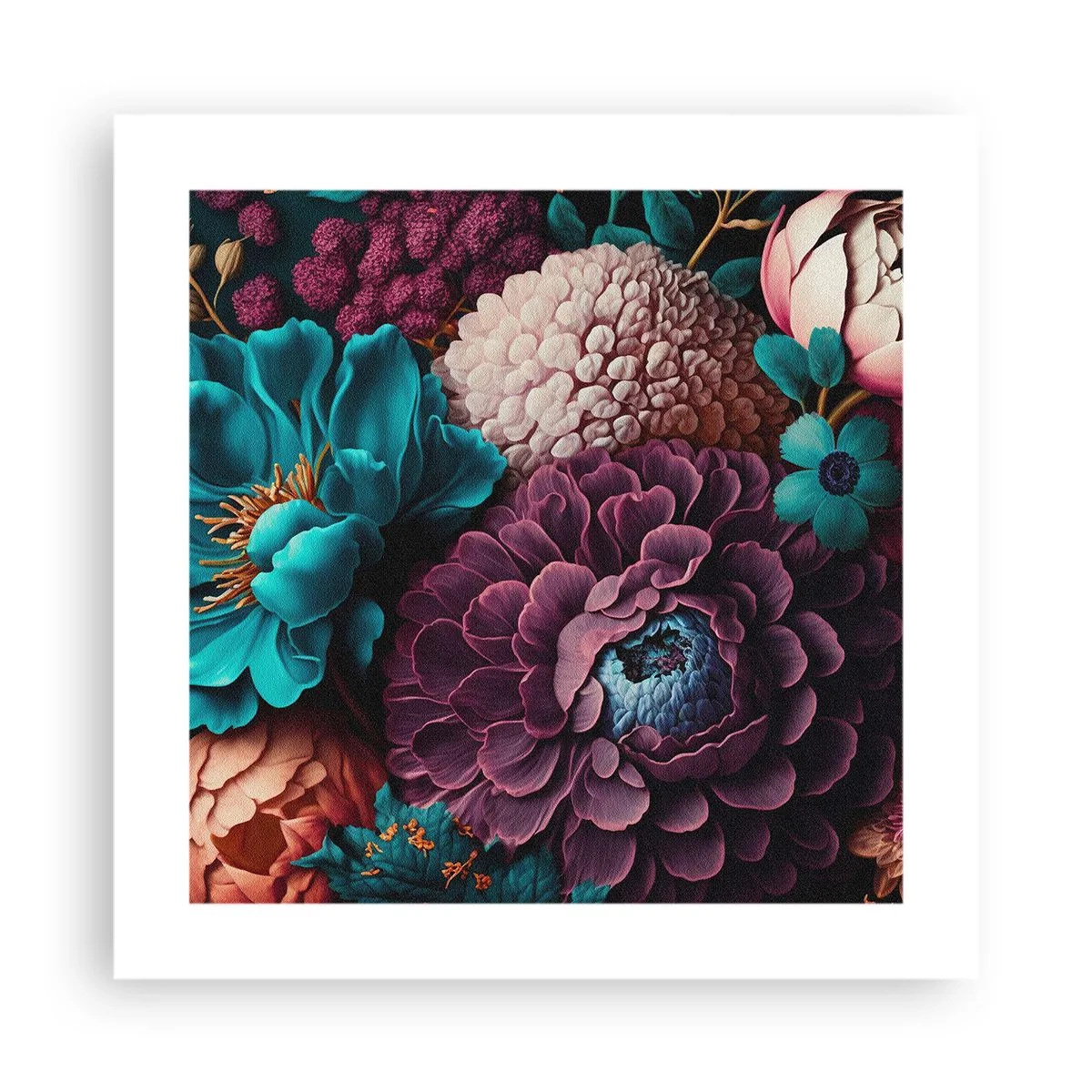 Plakat - Natur i overflod - 40x40 cm