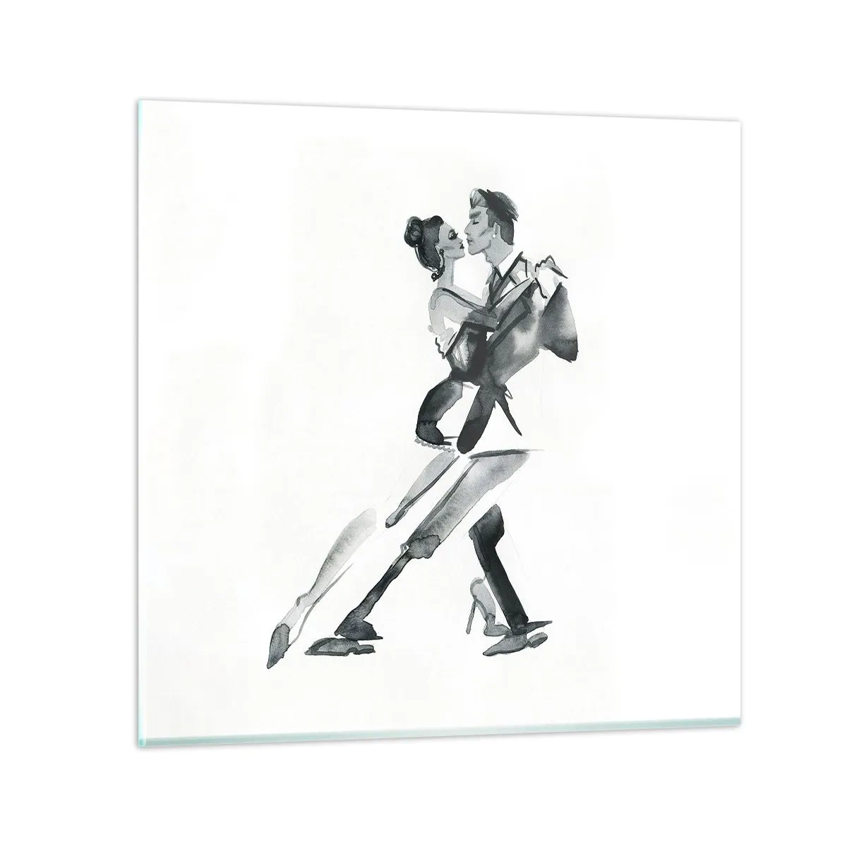 Billede på glas - I én rytme - 60x60 cm