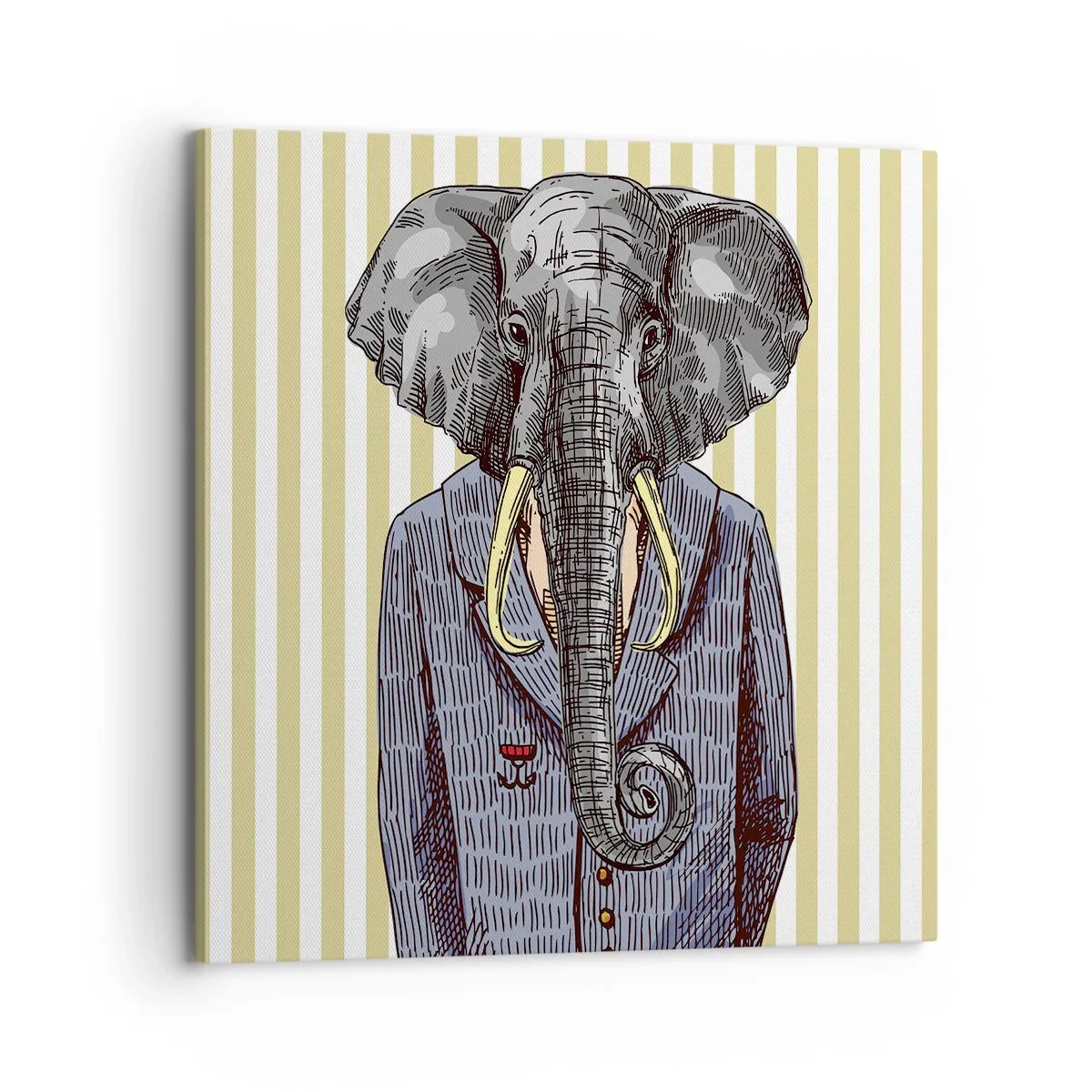 Lærredstryk - Billede på lærred - Elegant af natur - 70x70 cm