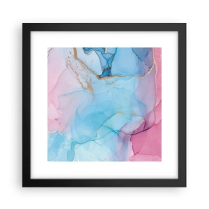 Plakat i sort ramme - Møde og gennemtrængning - 30x30 cm