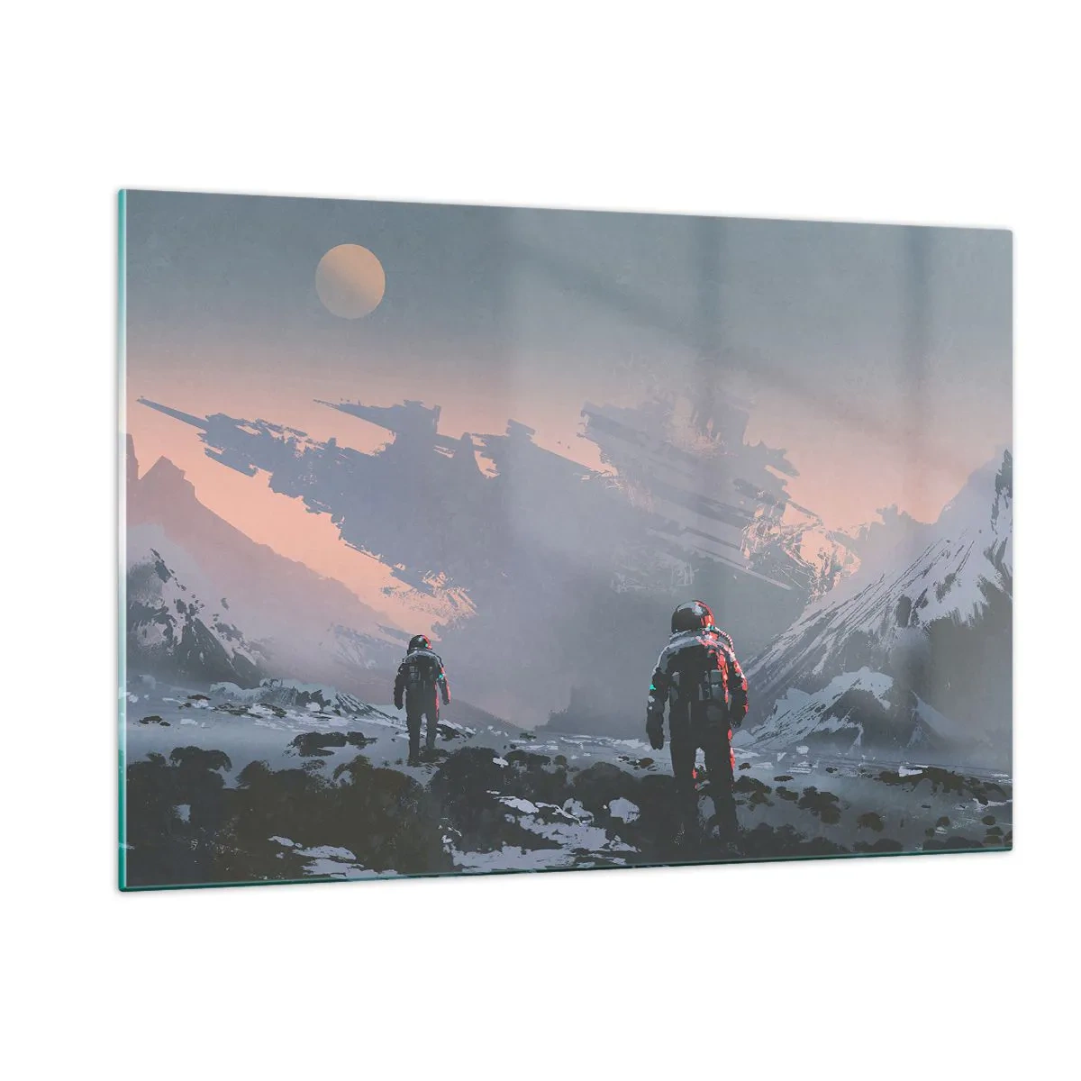 Billede på glas - Under en ukendt stjerne - 120x80 cm