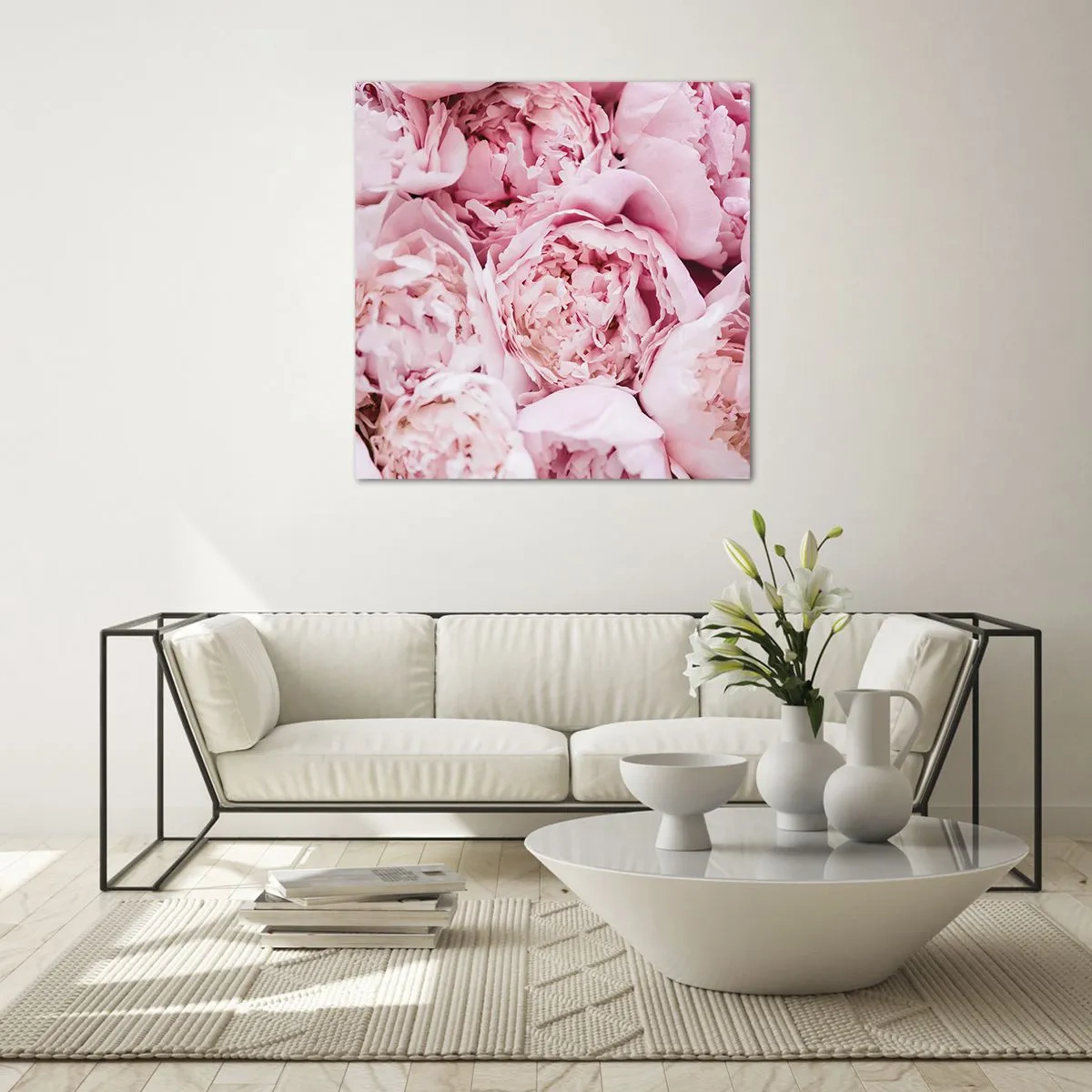 Billede på glas - Hyggeligt og velduftende - 50x50 cm