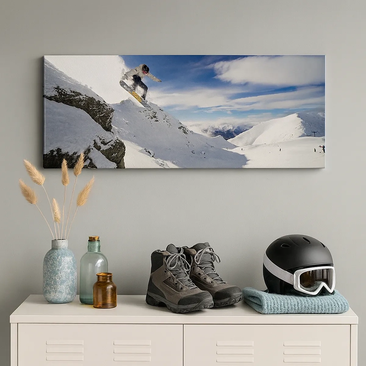 Lærredstryk - Billede på lærred - Frihed uden grænser - 30x30 cm