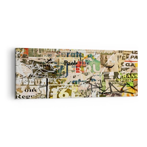 Lærredstryk - Billede på lærred - Åh, det er ved at ske... - 140x50 cm