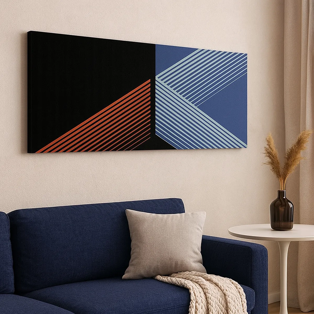 Lærredstryk - Billede på lærred - En simpel historie - 30x30 cm