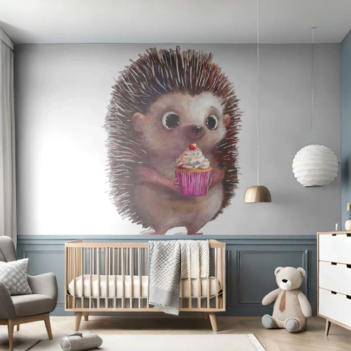 Fototapet Selvklæbende Deluxe Sticker - Fejring er hver dag - For børn, Pindsvin, Eventyr - 200x140 cm