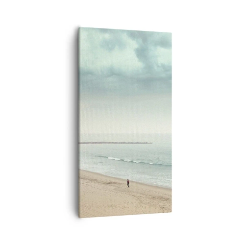 Lærredstryk - Billede på lærred - På jagt efter fred - 55x100 cm