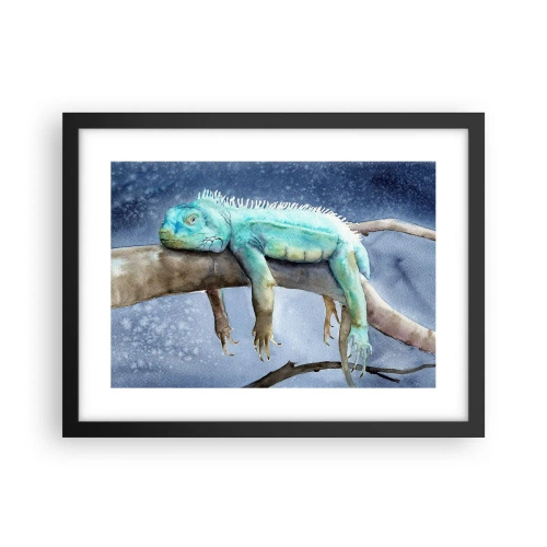 Plakat i sort ramme - Det er godt! - 40x30 cm