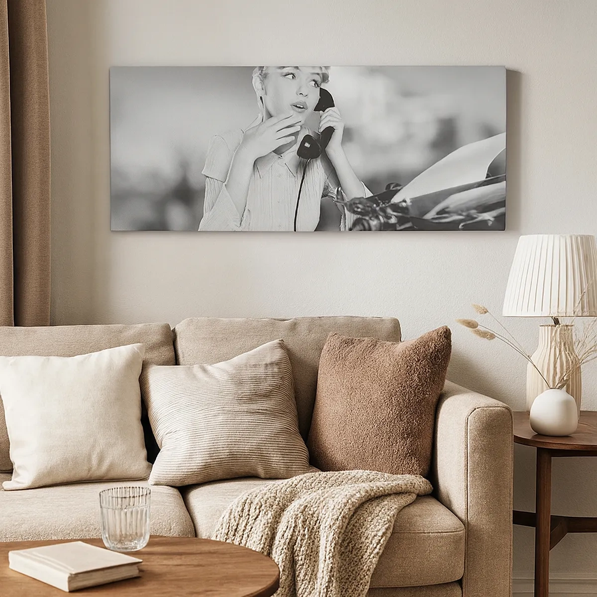 Lærredstryk - Billede på lærred - Hej, vi er i 1950'erne. - 30x30 cm