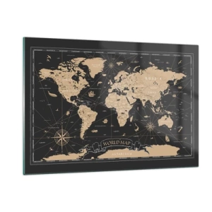 Billede på glas - Grænserne for min verden - 120x80 cm