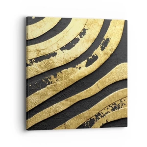 Lærredstryk - Billede på lærred - Alt flyder - 40x40 cm