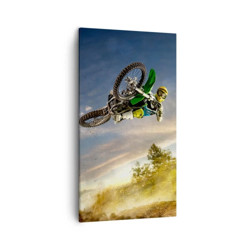 Lærredstryk - Billede på lærred - Tænd for dine følelser! - 45x80 cm