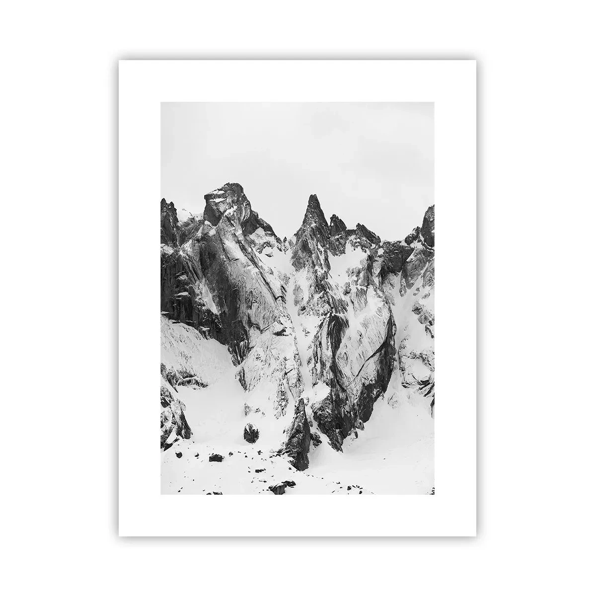Plakat - Granit truende højderyg - 30x40 cm
