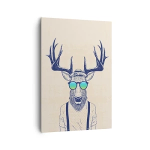 Lærredstryk - Billede på lærred - Hvem forventede du? - 70x100 cm