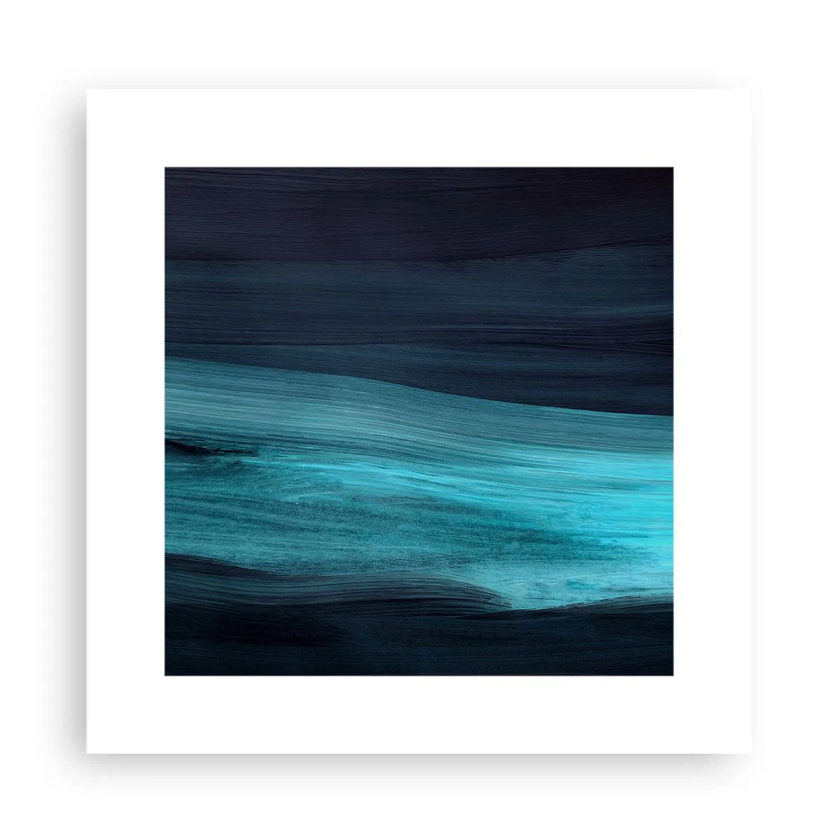 Plakat - Svøm med strømmen - 30x30 cm