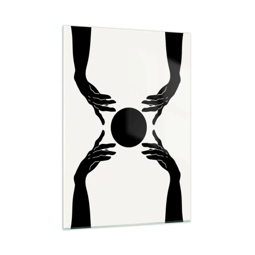 Billede på glas - Et hemmeligt tegn - 50x70 cm