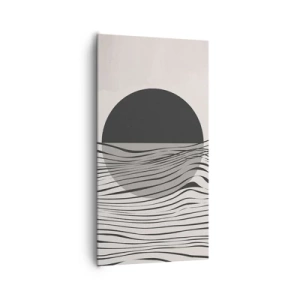 Lærredstryk - Billede på lærred - Halvkomposition - 65x120 cm