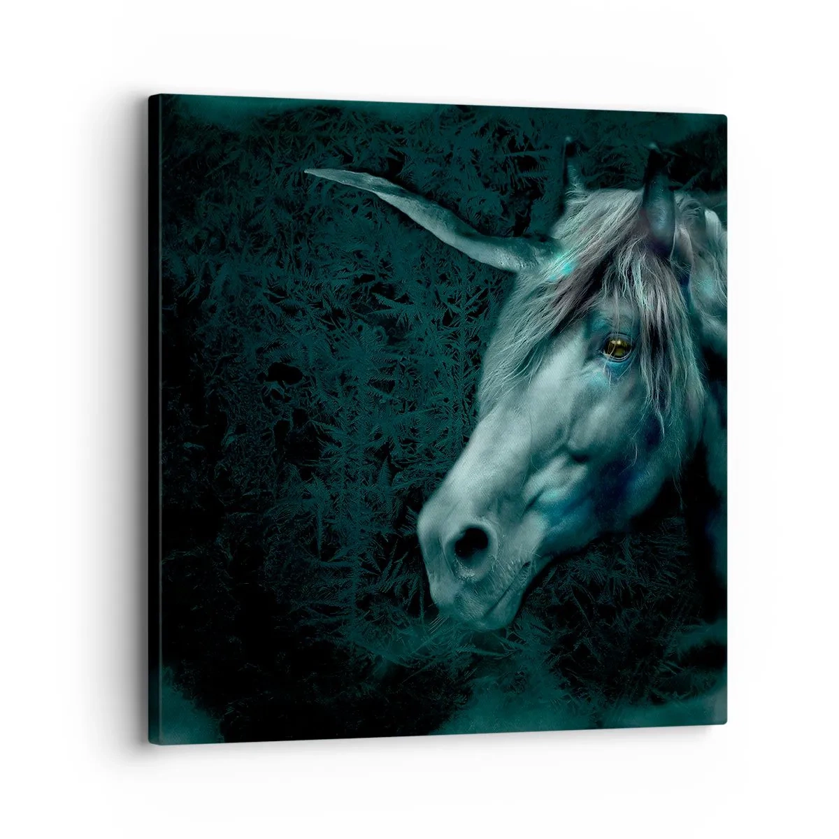 Lærredstryk - Billede på lærred - I en eventyrlig skov - 30x30 cm