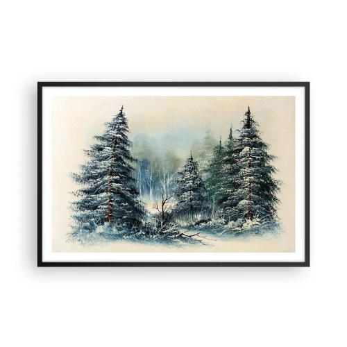 Plakat i sort ramme - Klar til jul - 91x61 cm