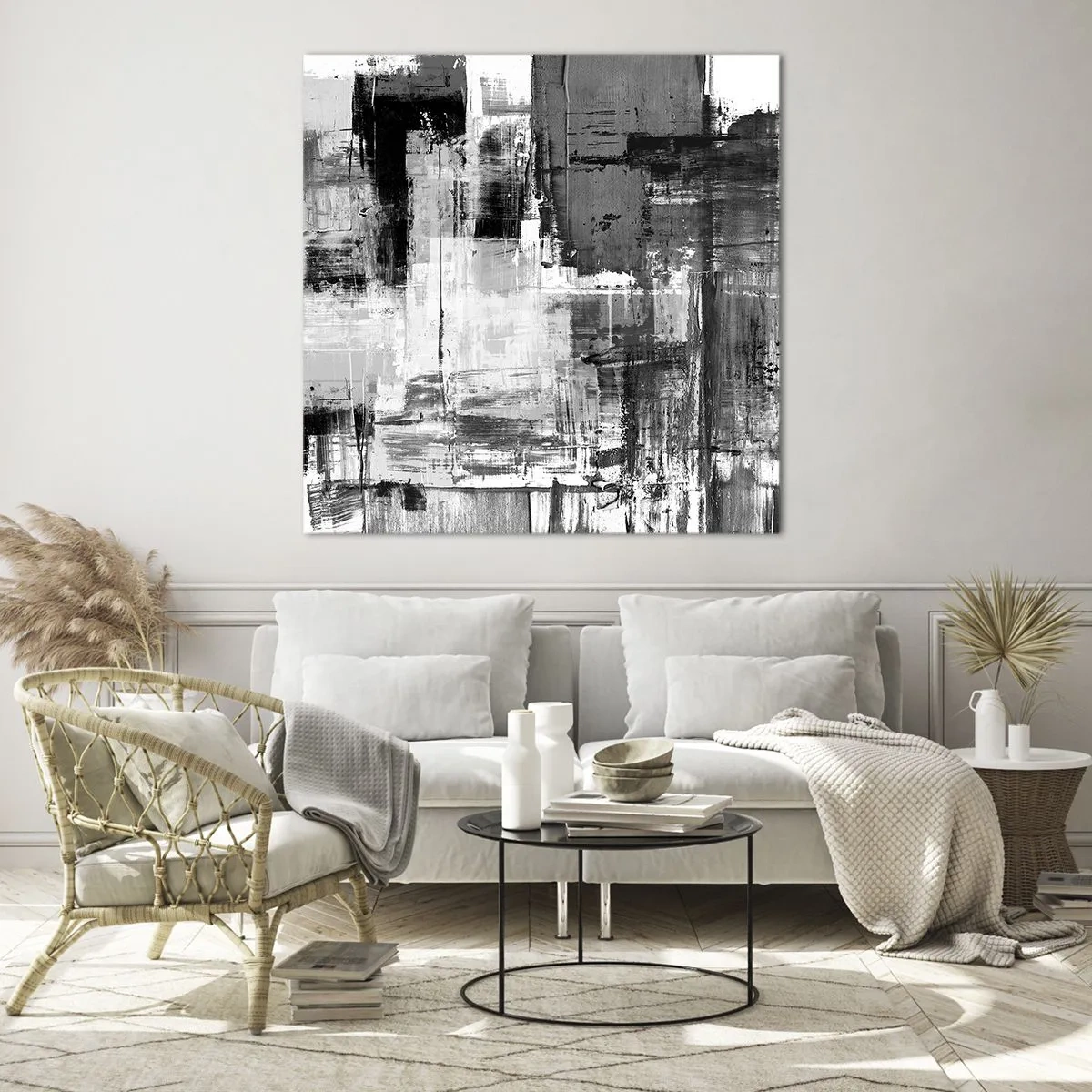 Billede på glas - Gråt er smukt - 40x40 cm