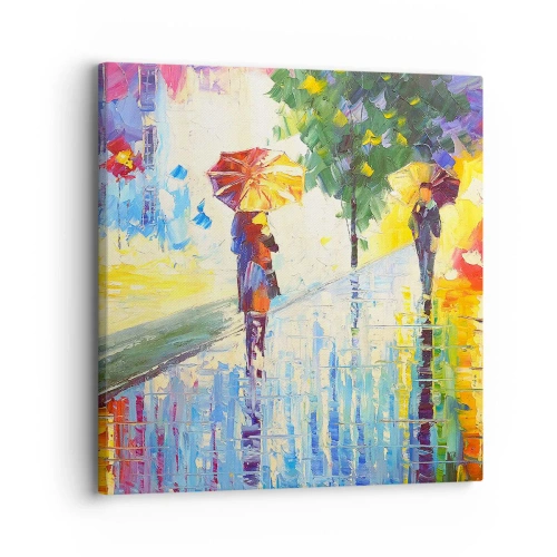 Lærredstryk - Billede på lærred - Og alt er klart - 30x30 cm