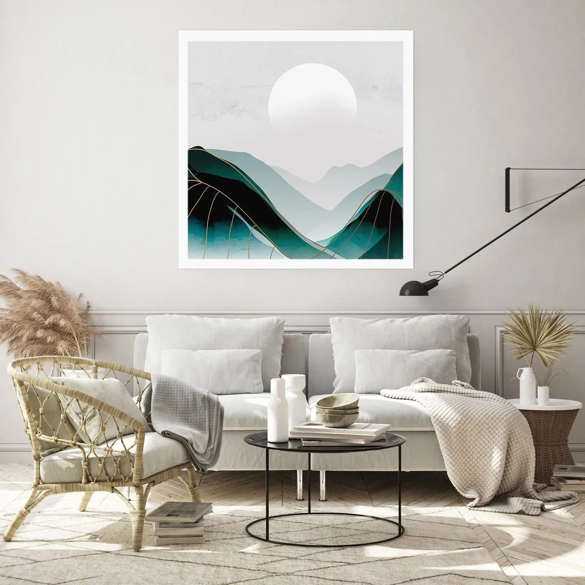 Plakat - I fuld majestæt - 40x40 cm