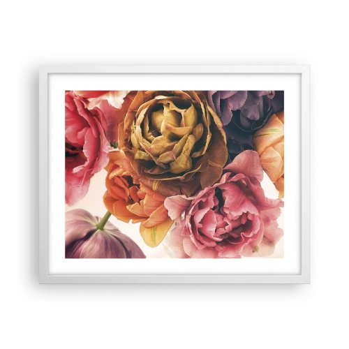 Plakat i hvid ramme - Fejring af livet - 50x40 cm