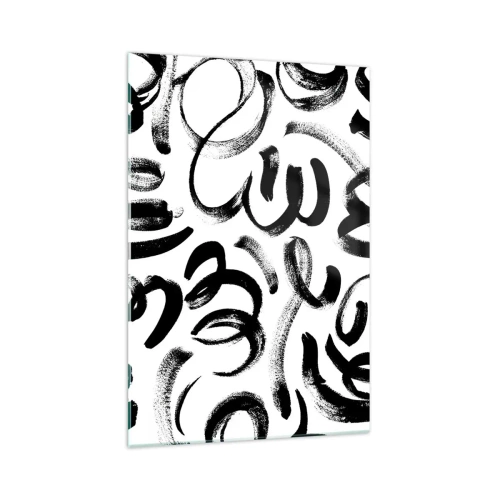 Billede på glas - I sort og hvidt - 70x100 cm