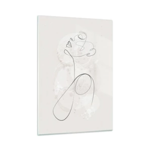 Billede på glas - Spiralen af skønhed - 50x70 cm