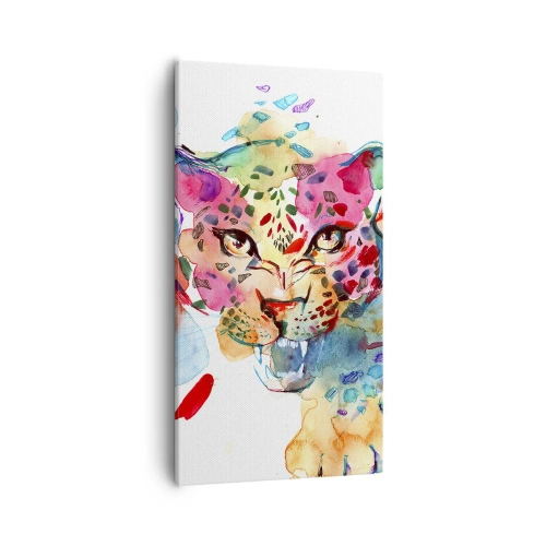 Lærredstryk - Billede på lærred - Skønheden og udyret - 55x100 cm