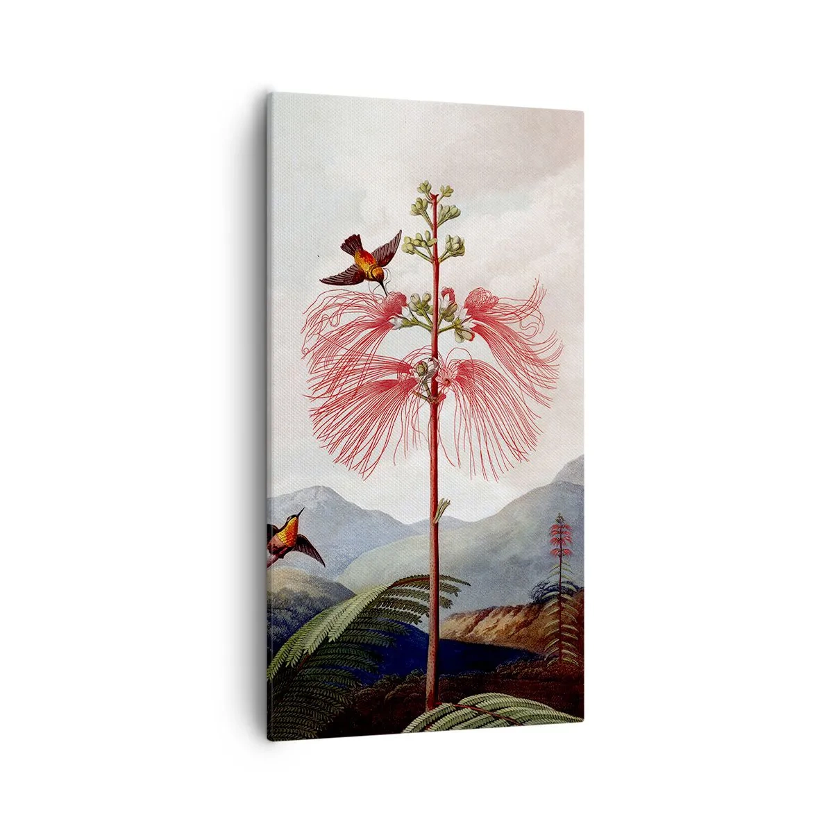 Lærredstryk - Billede på lærred - I et tropisk paradis - 55x100 cm